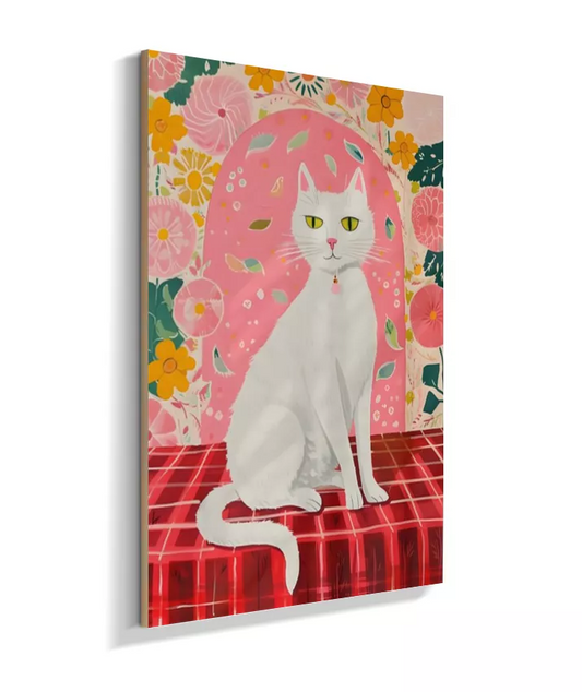 Gato e Flores