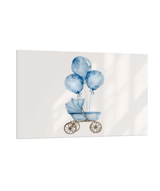 Carrinho de Bebê Azul
