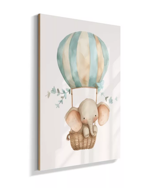 Elefante no Balão Azul